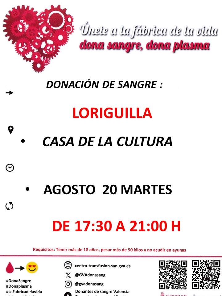 donacion sangre cartel