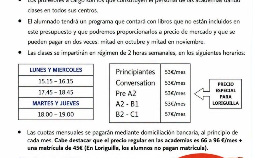 ACTIVIDADES EXTRAESCOLARES 2026-2027