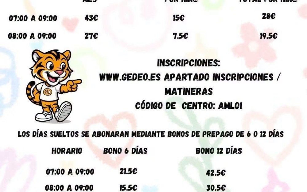 ACTIVIDADES EXTRAESCOLARES 2026-2027
