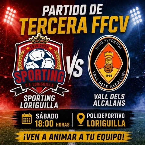 PARTIDO DE TERCERA FFCV EN LORIGUILLA 